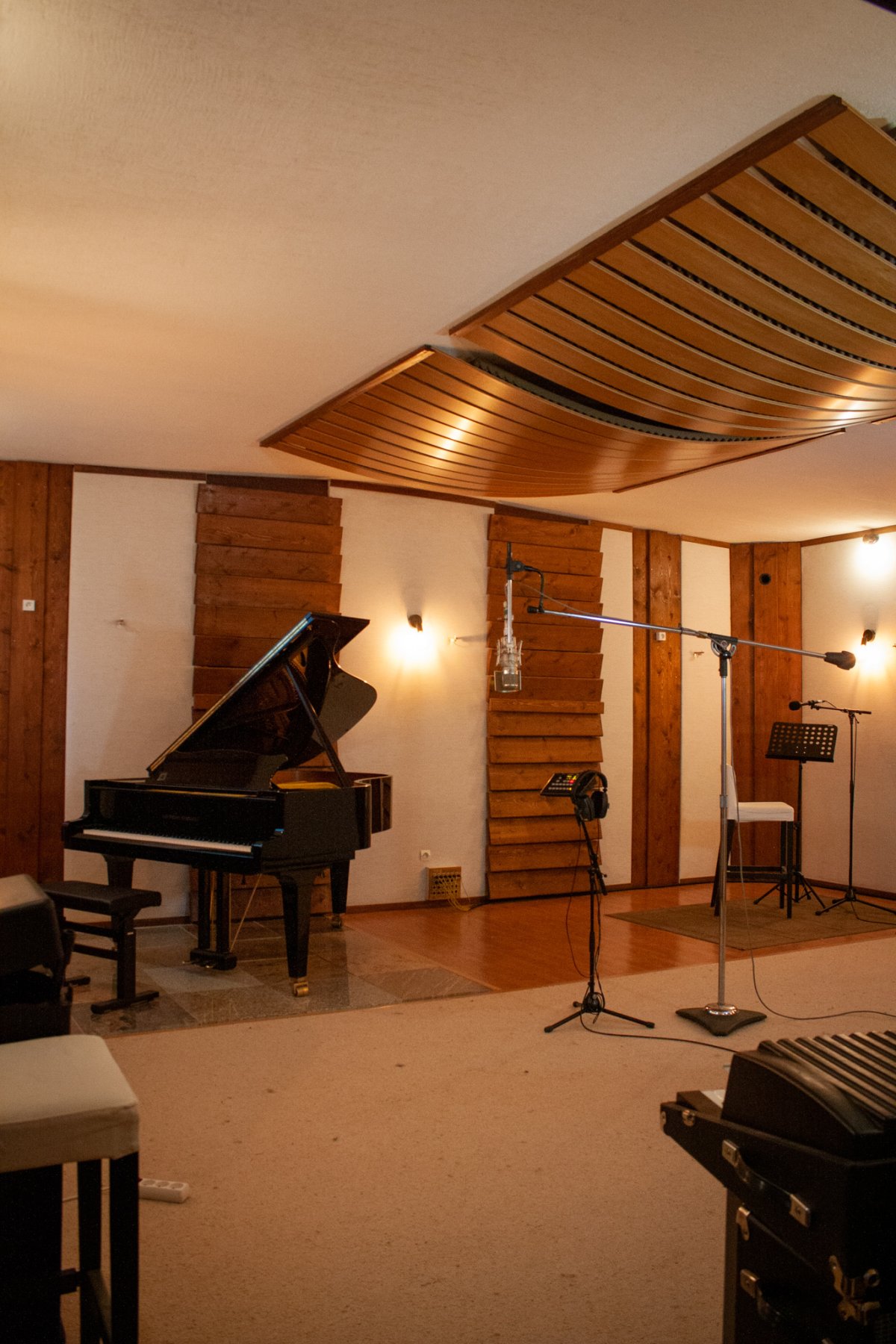 Salle de prise de son Soundlab Studios 50 m² acoustique exceptionnelle, enregistrement musiques, prises de voix 